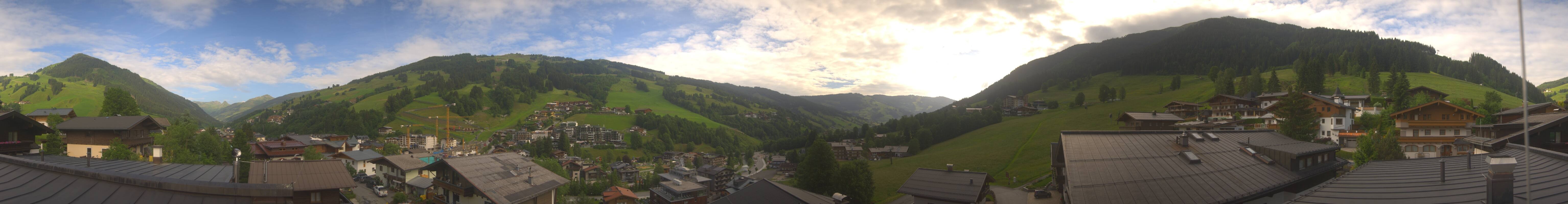 Archiv Foto Webcam Hinterglemm: Aussicht Hotel Talblick