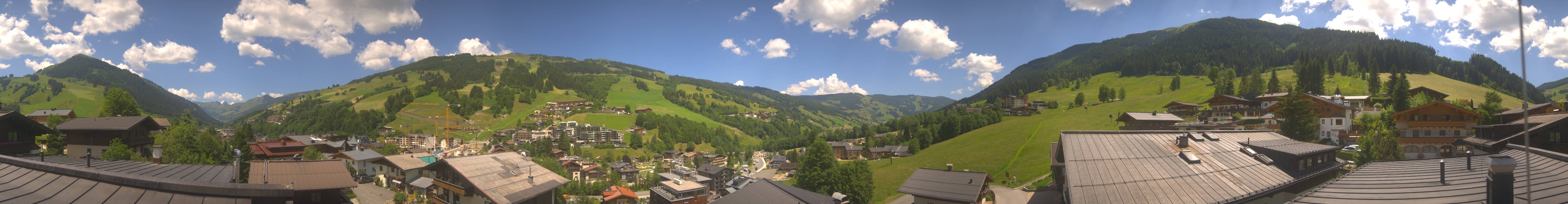 Archiv Foto Webcam Hinterglemm: Aussicht Hotel Talblick