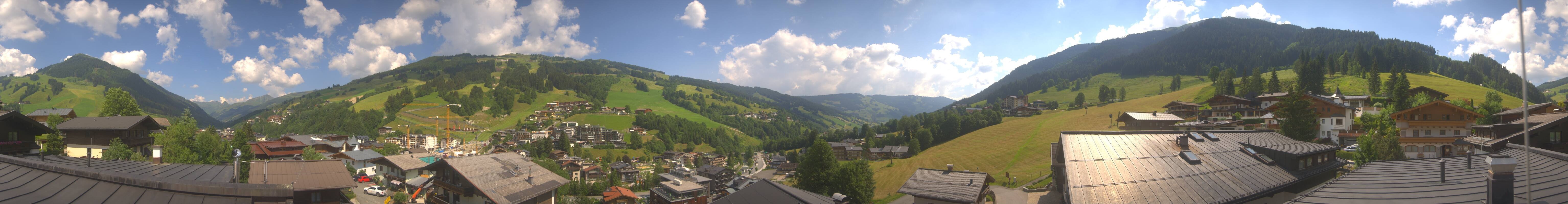 Archiv Foto Webcam Hinterglemm: Aussicht Hotel Talblick