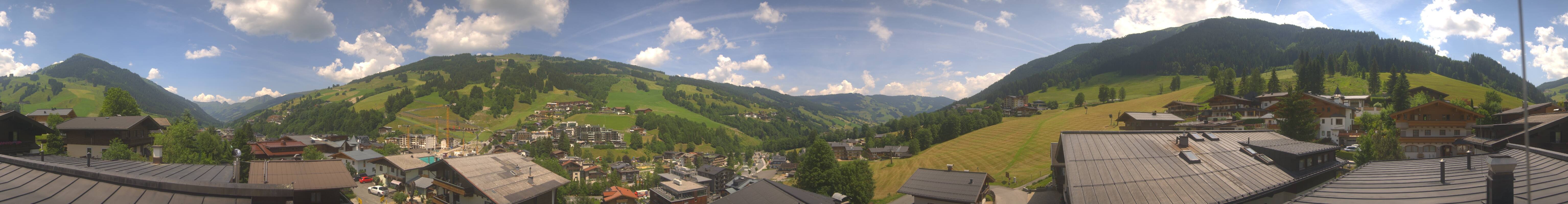 Archiv Foto Webcam Hinterglemm: Aussicht Hotel Talblick