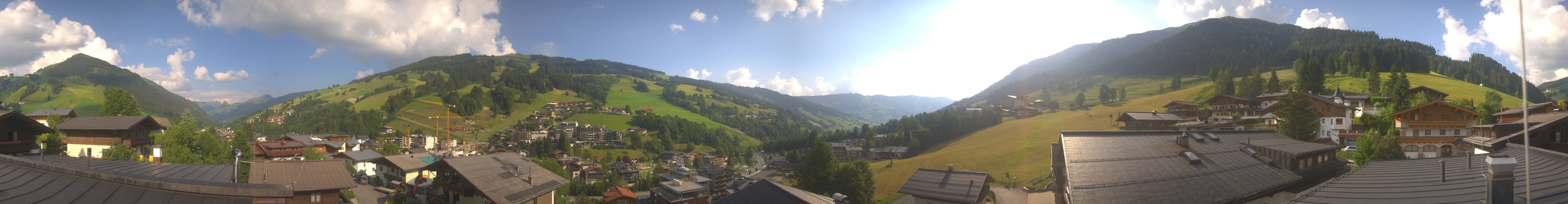 Archived image Webcam View from Hotel Talblick Hinterglemm