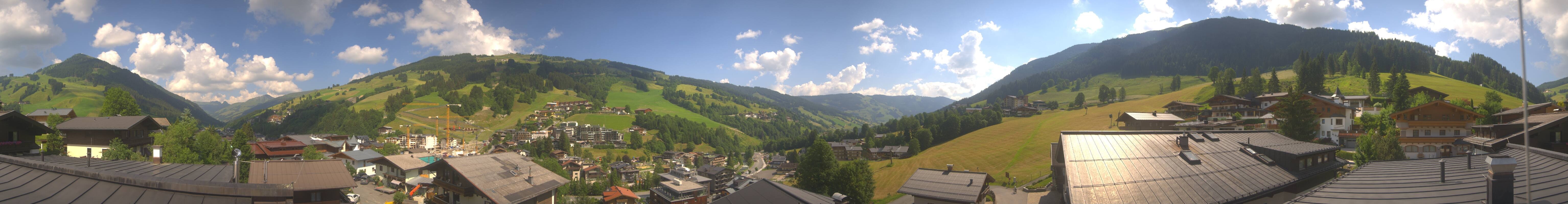 Archived image Webcam View from Hotel Talblick Hinterglemm