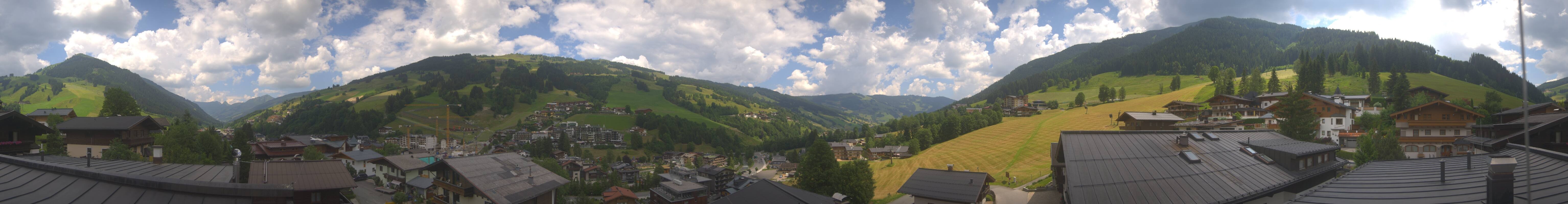 Archived image Webcam View from Hotel Talblick Hinterglemm