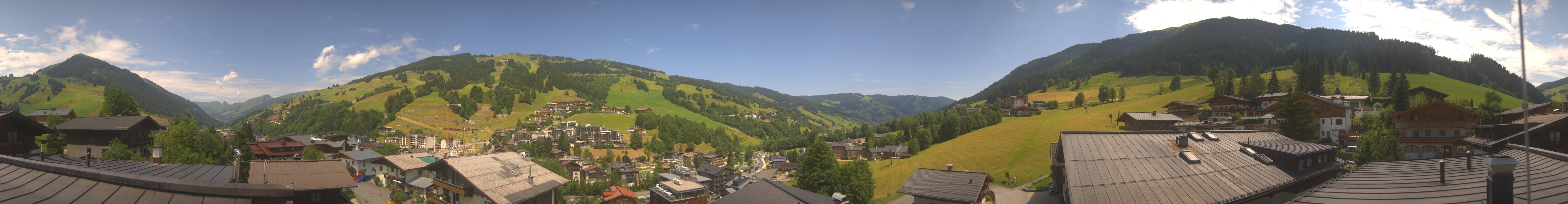 Archiv Foto Webcam Hinterglemm: Aussicht Hotel Talblick