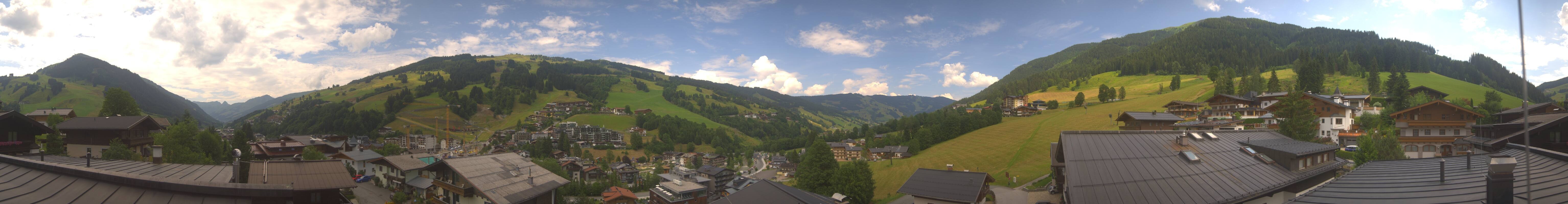 Archiv Foto Webcam Hinterglemm: Aussicht Hotel Talblick