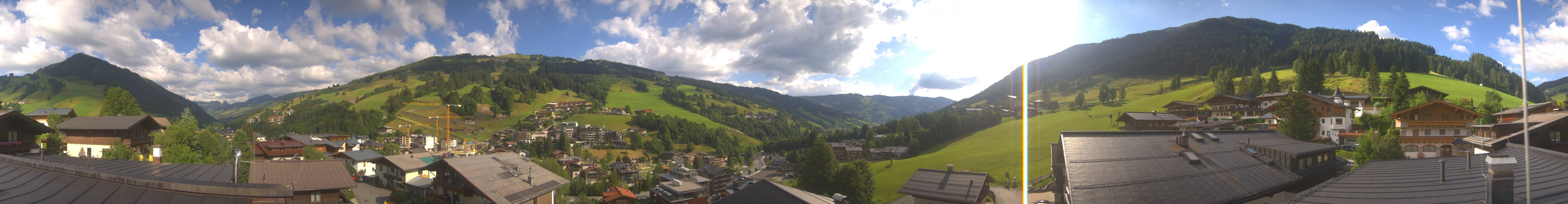 Archived image Webcam View from Hotel Talblick Hinterglemm