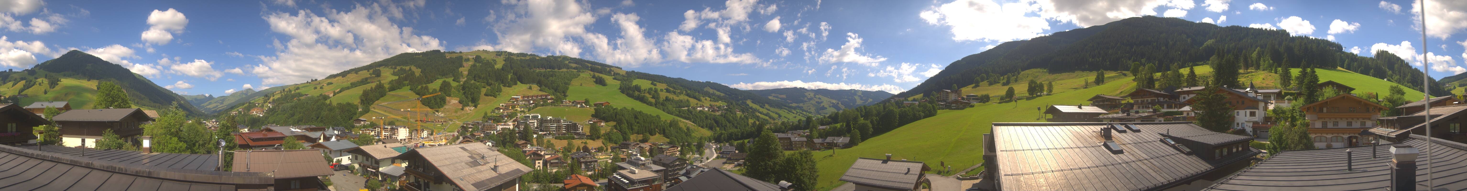 Archiv Foto Webcam Hinterglemm: Aussicht Hotel Talblick