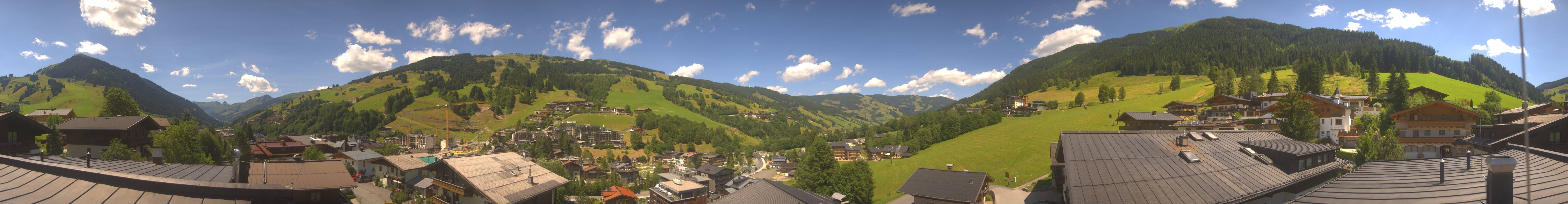 Archiv Foto Webcam Hinterglemm: Aussicht Hotel Talblick