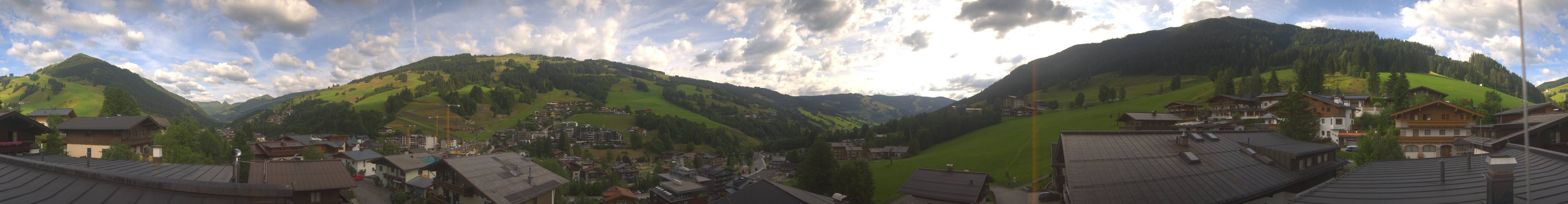 Archived image Webcam View from Hotel Talblick Hinterglemm