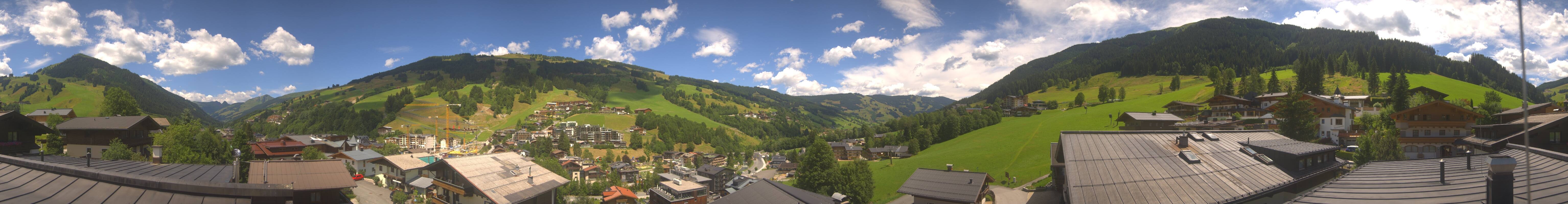 Archived image Webcam View from Hotel Talblick Hinterglemm