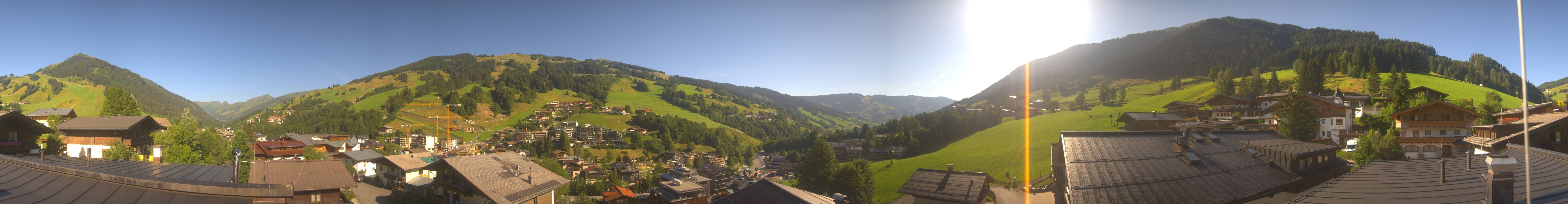 Archiv Foto Webcam Hinterglemm: Aussicht Hotel Talblick