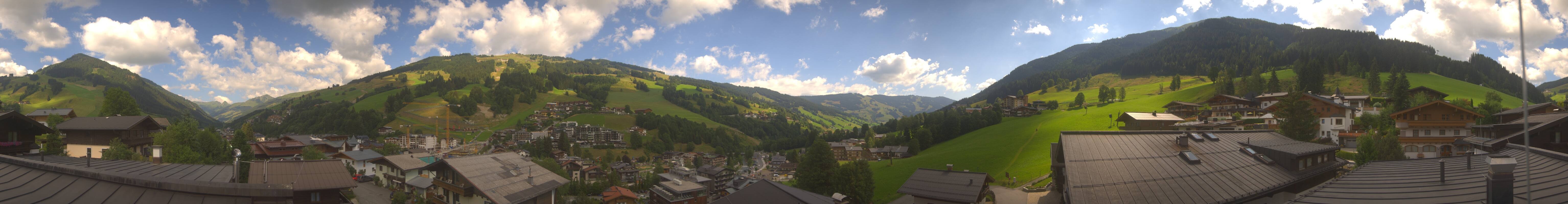 Archiv Foto Webcam Hinterglemm: Aussicht Hotel Talblick