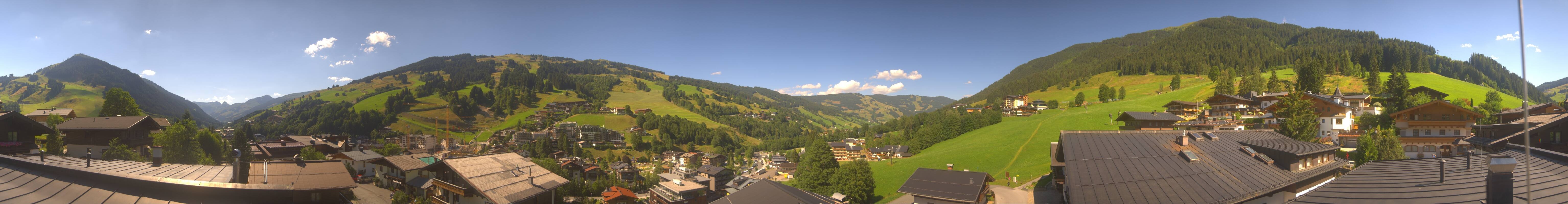 Archiv Foto Webcam Hinterglemm: Aussicht Hotel Talblick