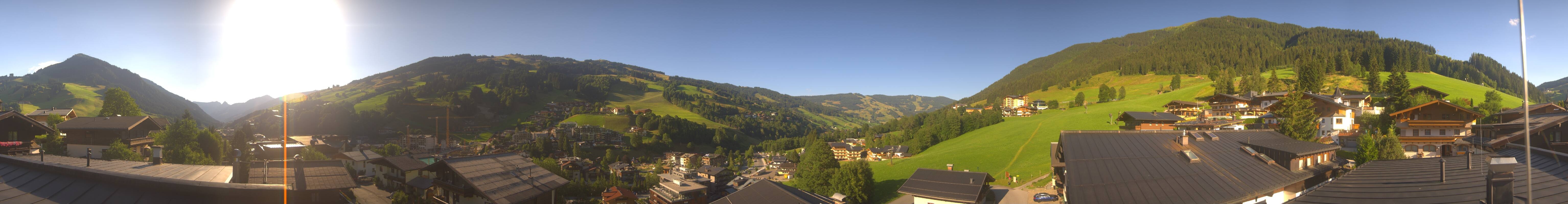 Archived image Webcam View from Hotel Talblick Hinterglemm