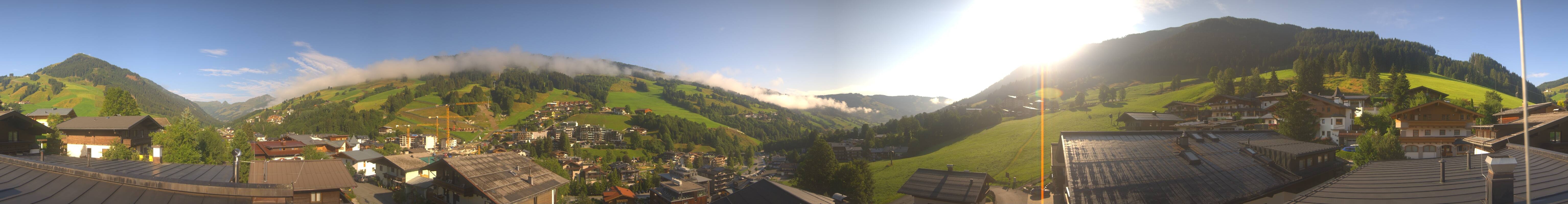 Archived image Webcam View from Hotel Talblick Hinterglemm