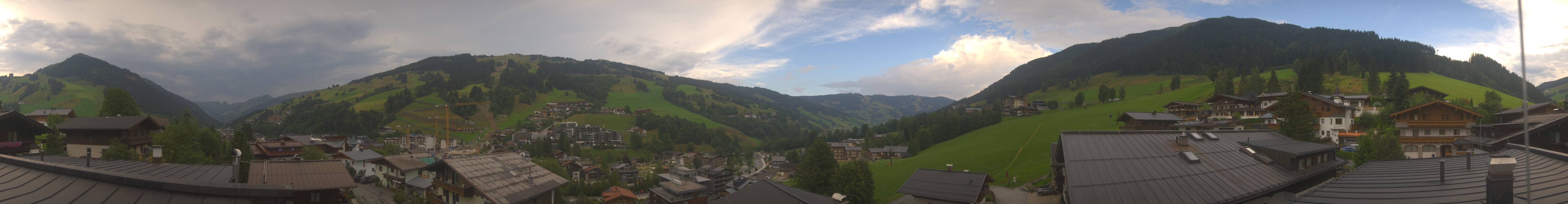 Archived image Webcam View from Hotel Talblick Hinterglemm