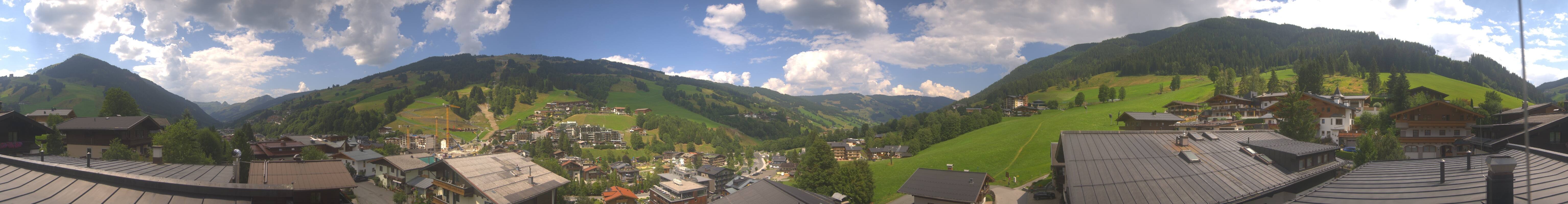 Archiv Foto Webcam Hinterglemm: Aussicht Hotel Talblick