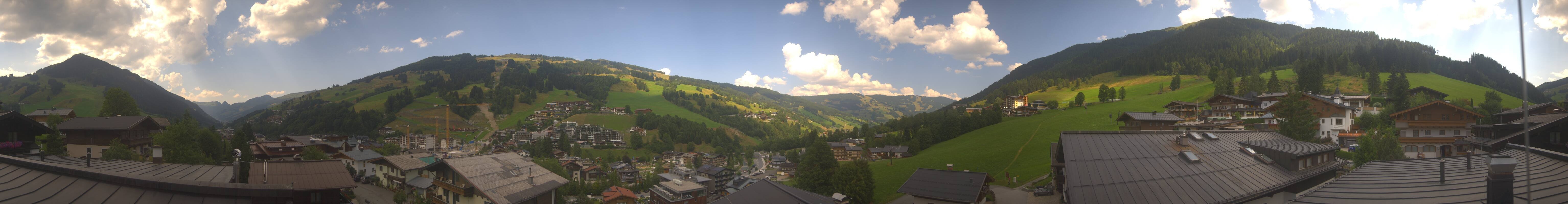 Archiv Foto Webcam Hinterglemm: Aussicht Hotel Talblick