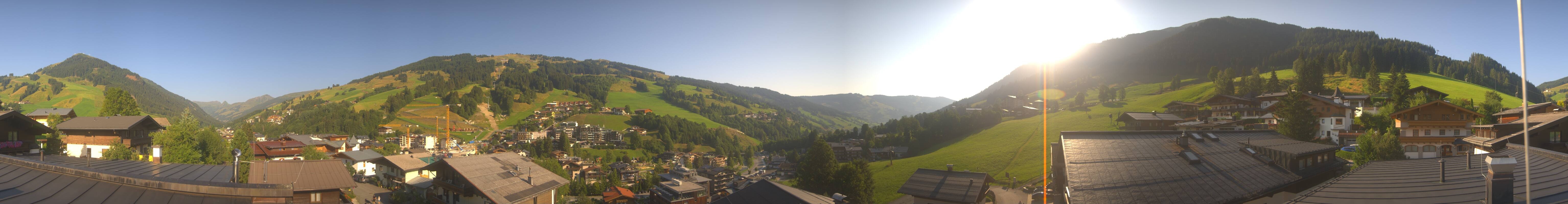 Archived image Webcam View from Hotel Talblick Hinterglemm