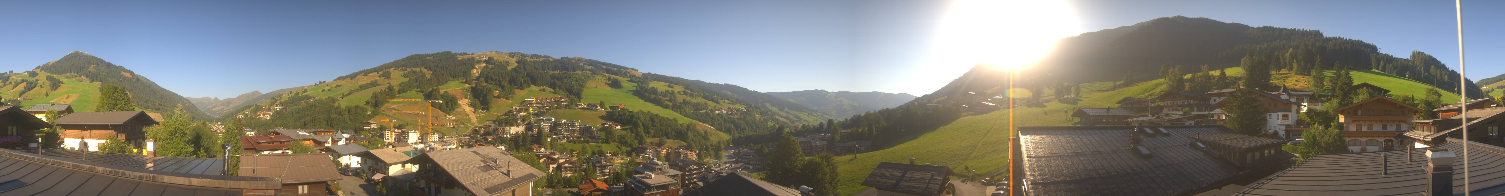 Archiv Foto Webcam Hinterglemm: Aussicht Hotel Talblick