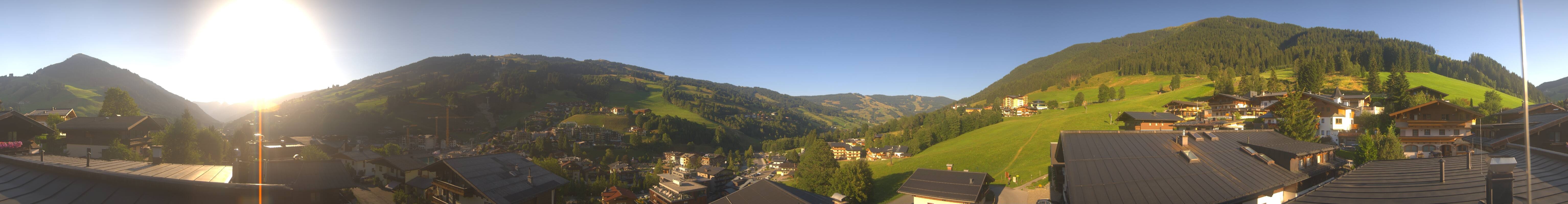 Archived image Webcam View from Hotel Talblick Hinterglemm