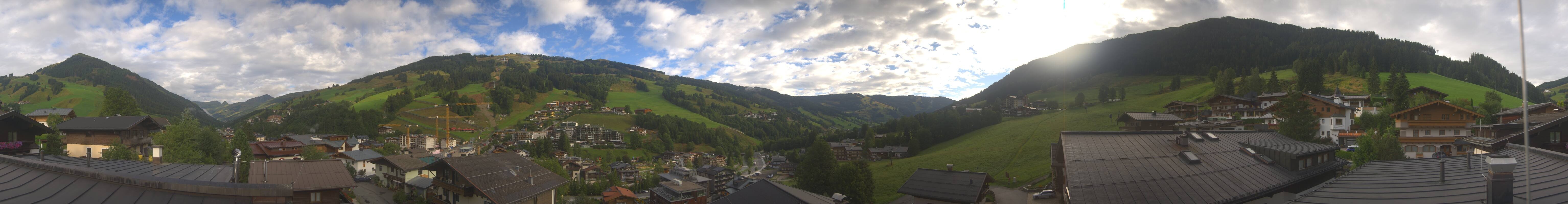 Archived image Webcam View from Hotel Talblick Hinterglemm