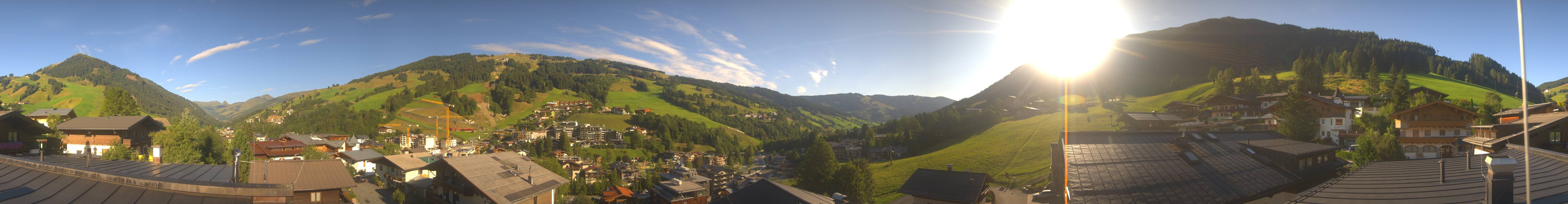 Archiv Foto Webcam Hinterglemm: Aussicht Hotel Talblick