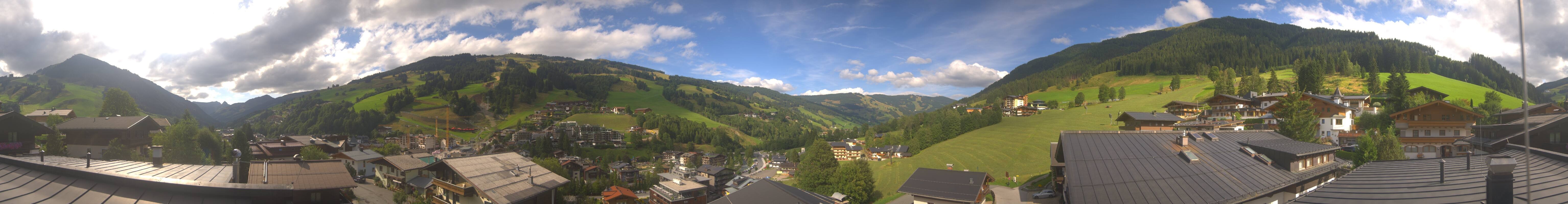 Archived image Webcam View from Hotel Talblick Hinterglemm