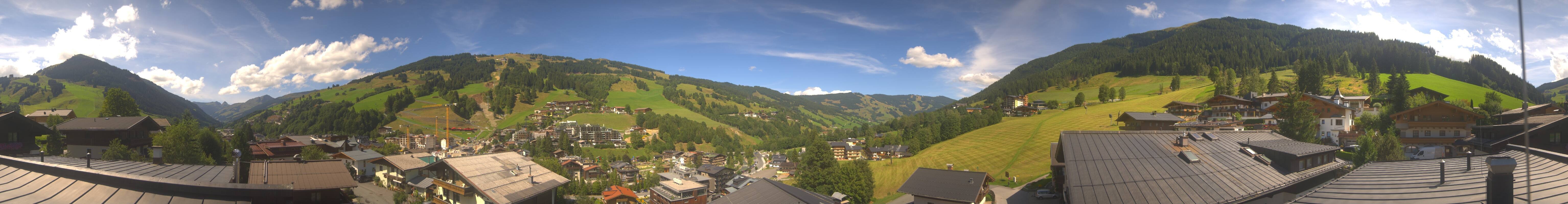 Archiv Foto Webcam Hinterglemm: Aussicht Hotel Talblick