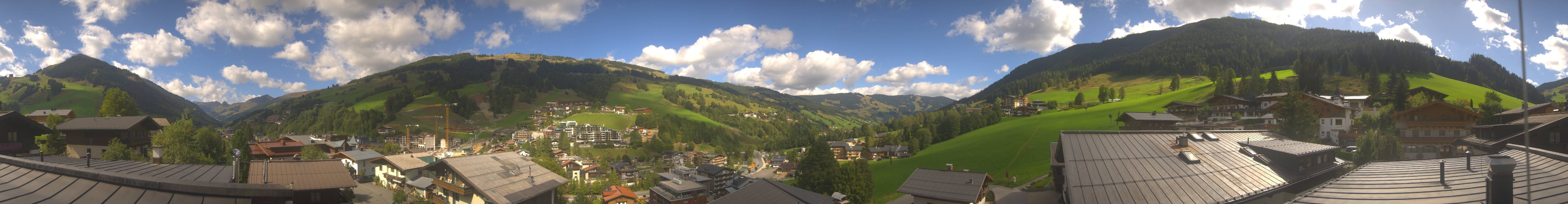 Archiv Foto Webcam Hinterglemm: Aussicht Hotel Talblick