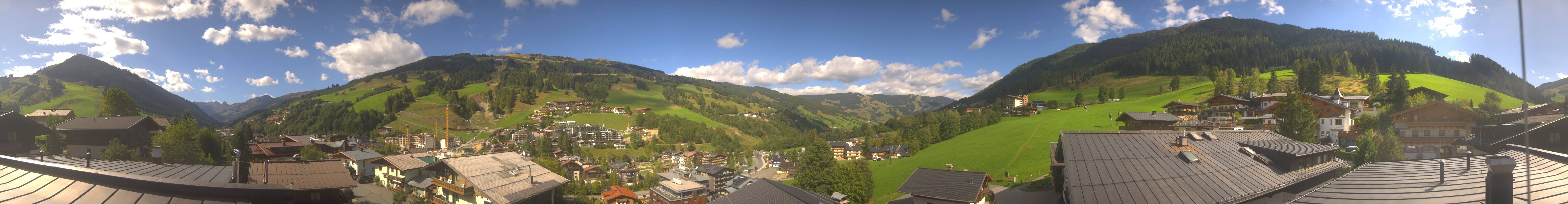Archiv Foto Webcam Hinterglemm: Aussicht Hotel Talblick
