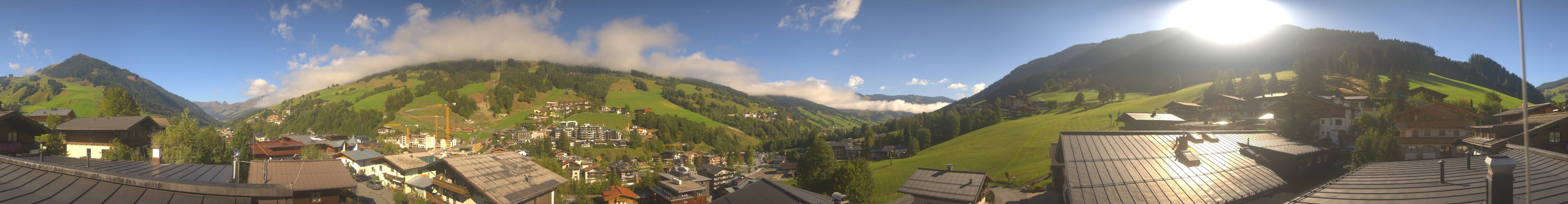 Archived image Webcam View from Hotel Talblick Hinterglemm