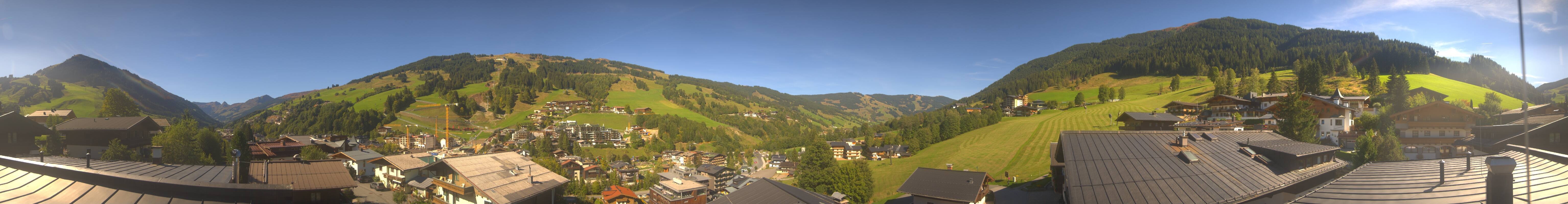 Archiv Foto Webcam Hinterglemm: Aussicht Hotel Talblick
