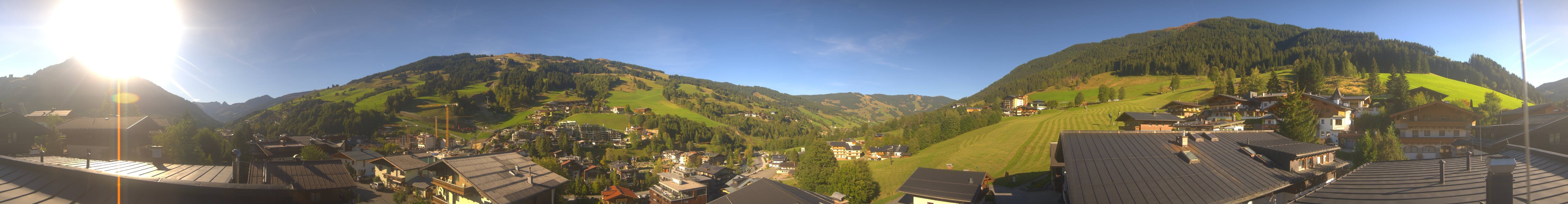 Archiv Foto Webcam Hinterglemm: Aussicht Hotel Talblick