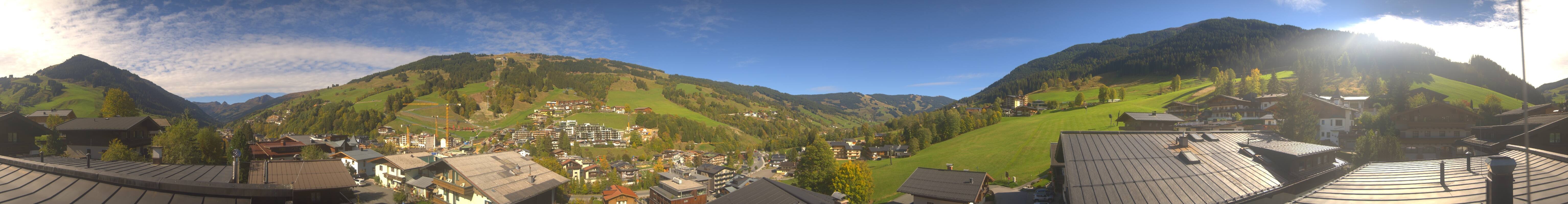 Archived image Webcam View from Hotel Talblick Hinterglemm