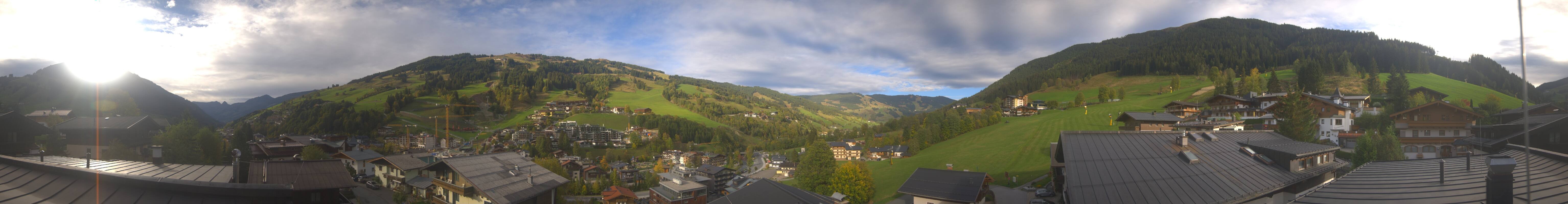 Archived image Webcam View from Hotel Talblick Hinterglemm