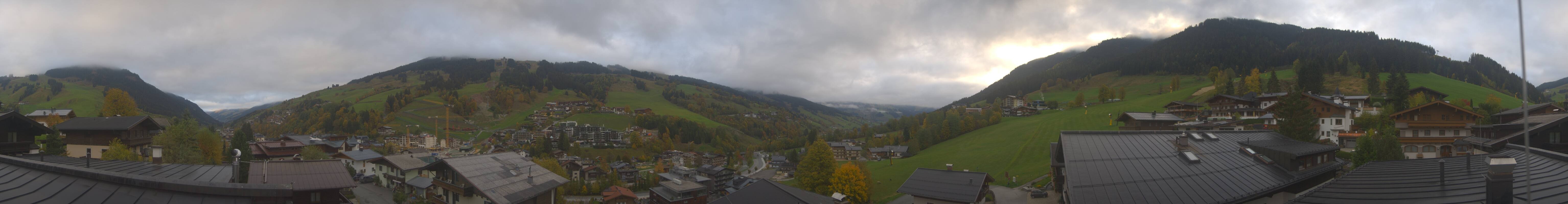 Archived image Webcam View from Hotel Talblick Hinterglemm