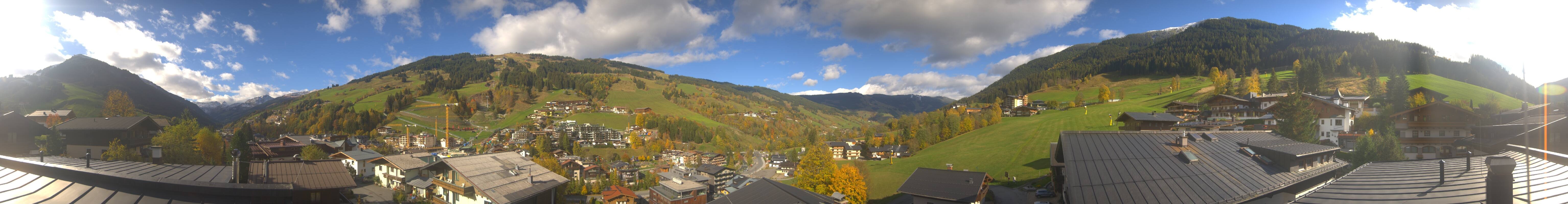 Archiv Foto Webcam Hinterglemm: Aussicht Hotel Talblick