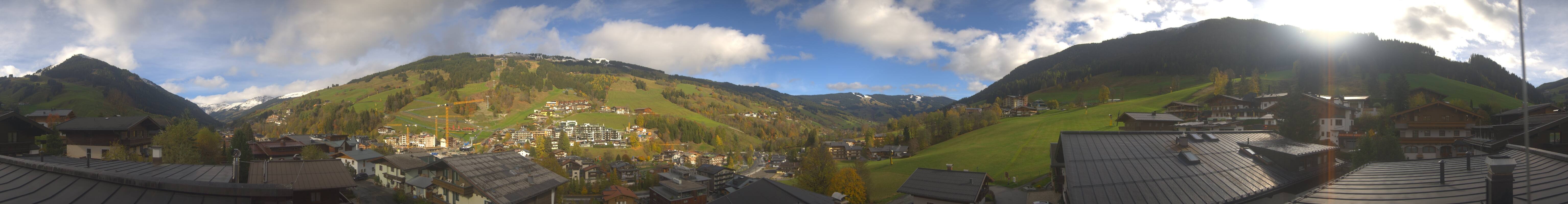 Archiv Foto Webcam Hinterglemm: Aussicht Hotel Talblick