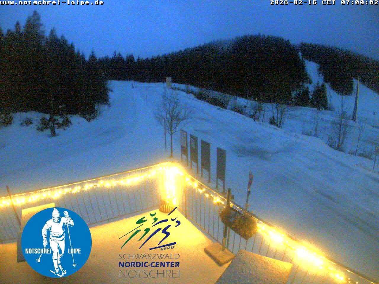 Archived image Webcam Cross Country Skiing Center Notschrei, Black Forest