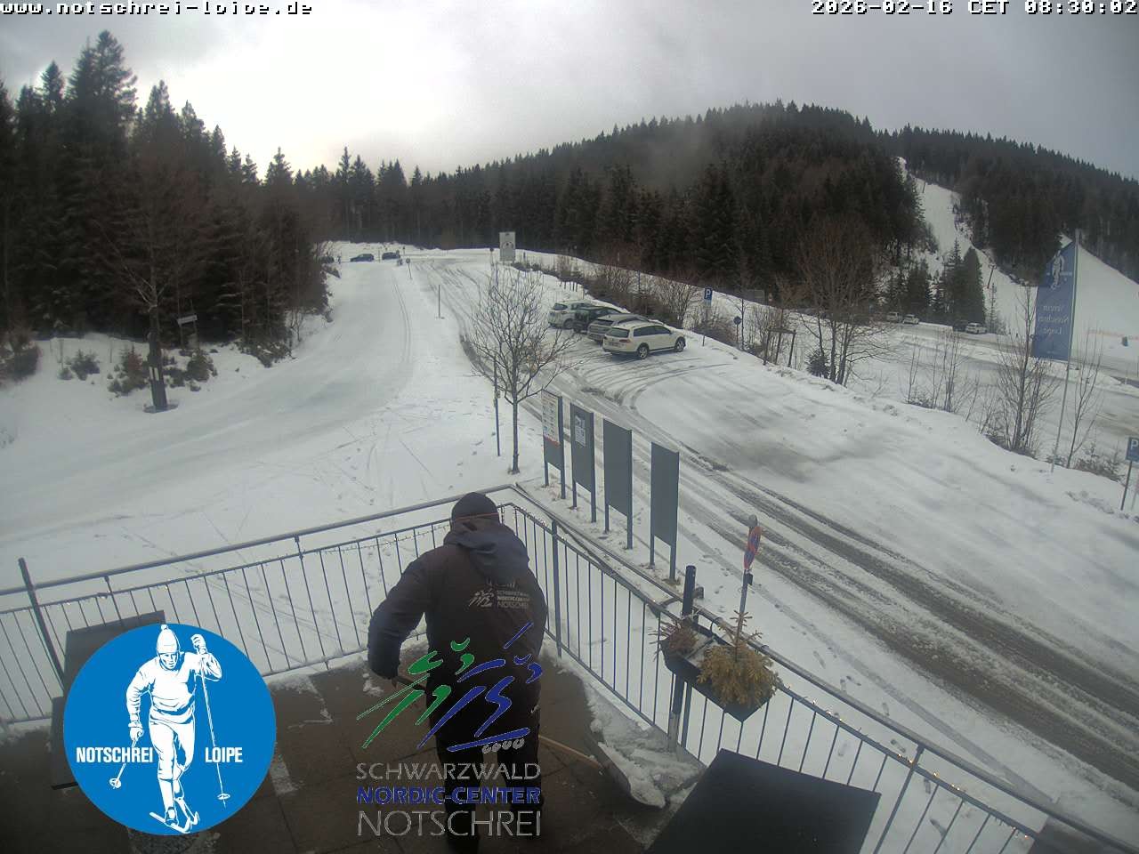 Archived image Webcam Cross Country Skiing Center Notschrei, Black Forest