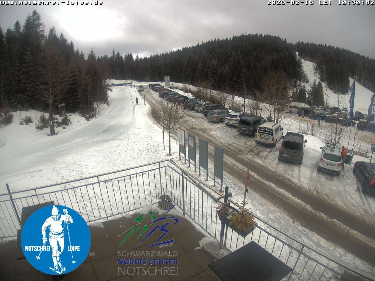 Archived image Webcam Cross Country Skiing Center Notschrei, Black Forest