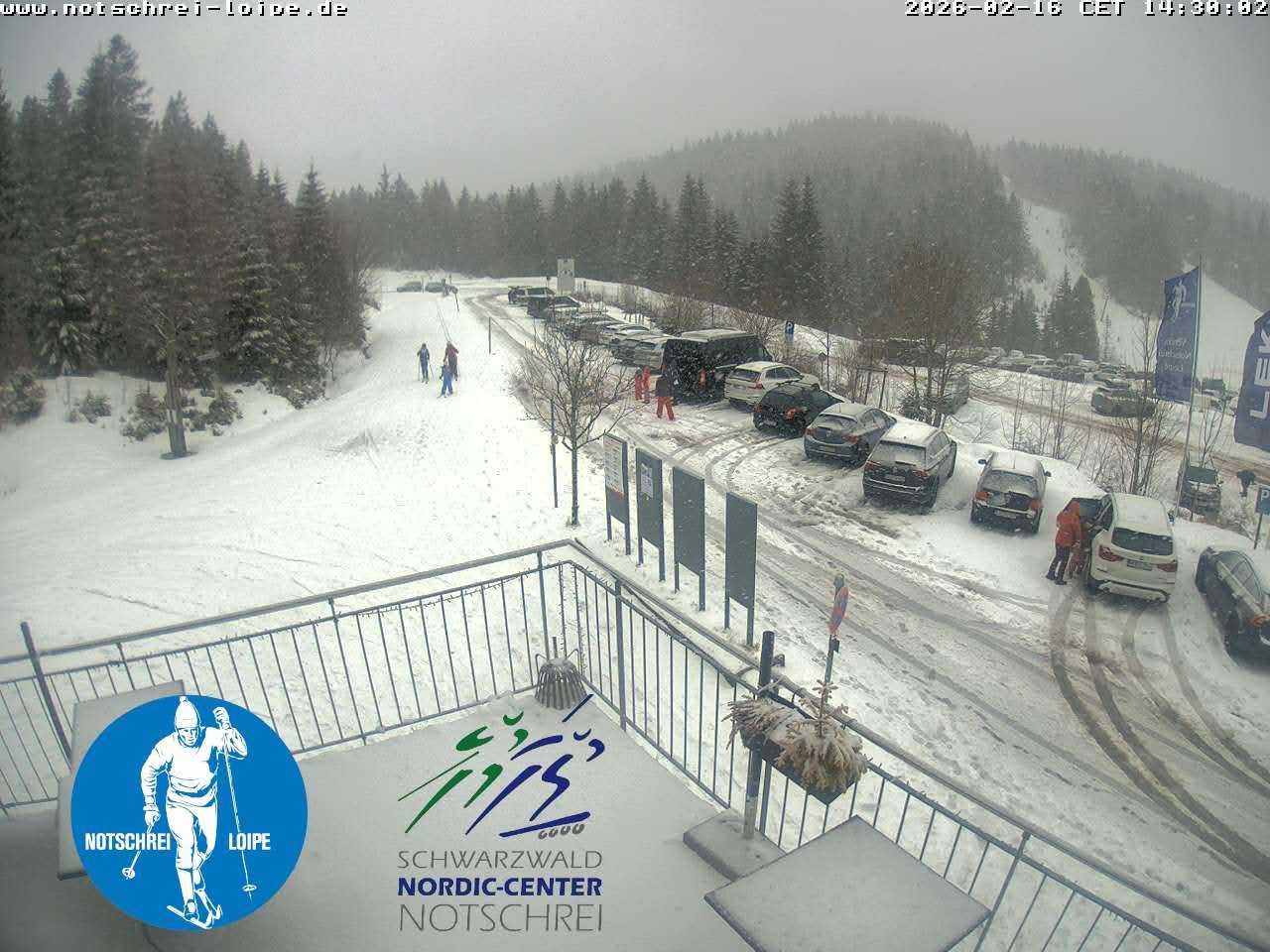 Archived image Webcam Cross Country Skiing Center Notschrei, Black Forest
