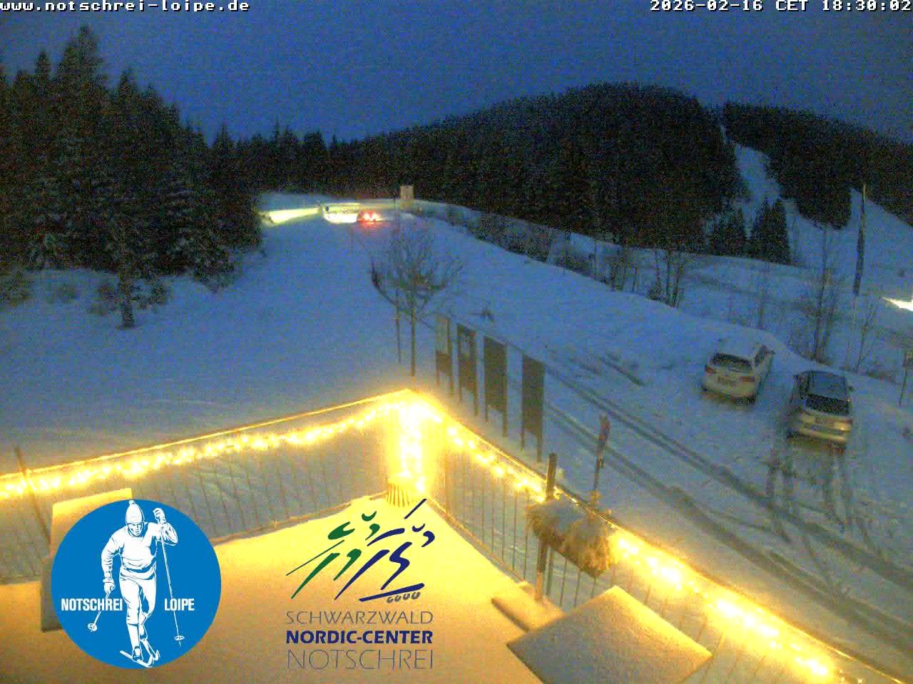 Archived image Webcam Cross Country Skiing Center Notschrei, Black Forest