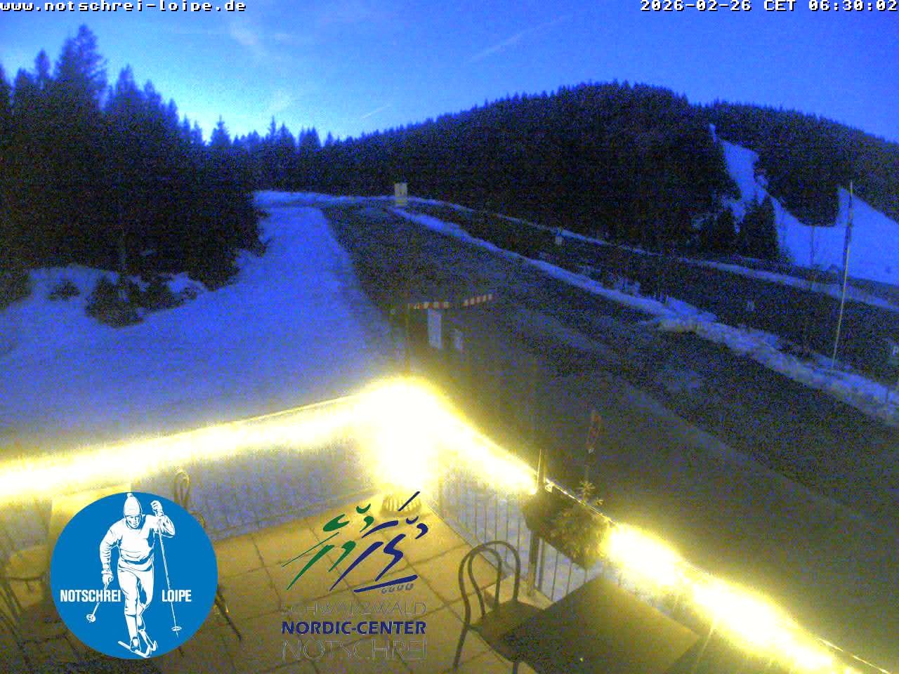 Archived image Webcam Cross Country Skiing Center Notschrei, Black Forest