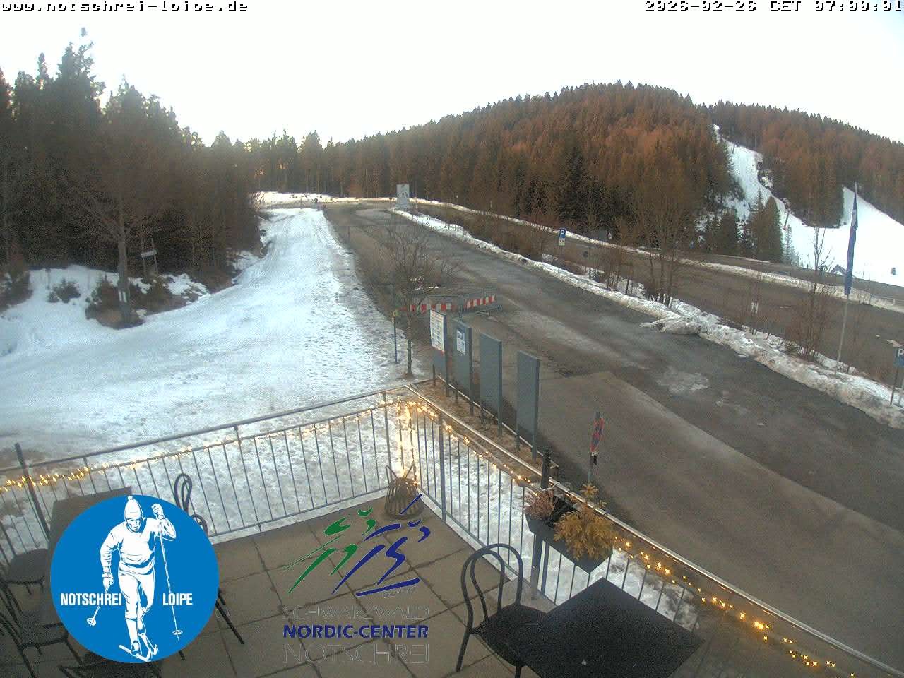 Archived image Webcam Cross Country Skiing Center Notschrei, Black Forest