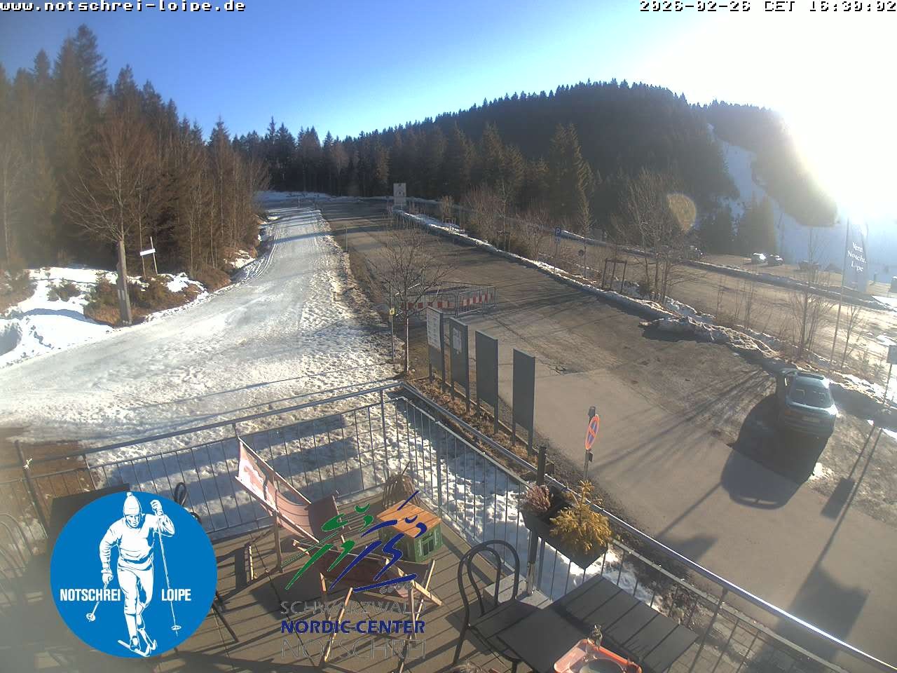 Archived image Webcam Cross Country Skiing Center Notschrei, Black Forest