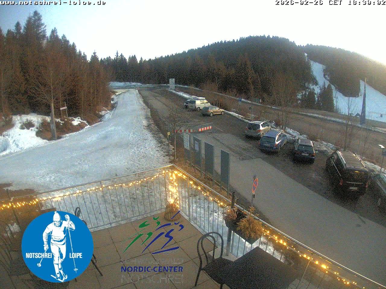 Archived image Webcam Cross Country Skiing Center Notschrei, Black Forest