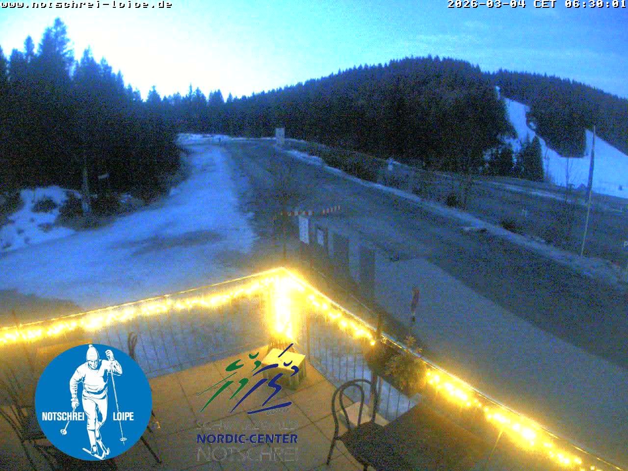 Archived image Webcam Cross Country Skiing Center Notschrei, Black Forest