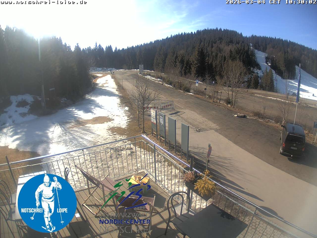 Archived image Webcam Cross Country Skiing Center Notschrei, Black Forest